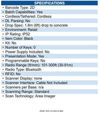 Honeywell 1962GSR-2 Xenon Ultra 1962g Handheld Scanner