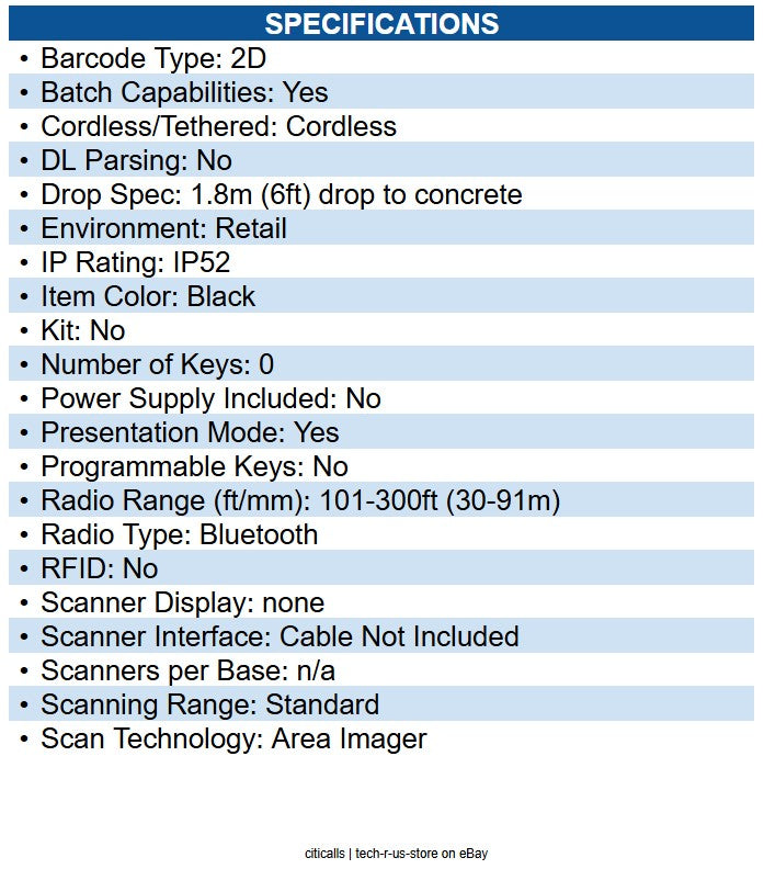 Honeywell 1962GSR-2 Xenon Ultra 1962g Handheld Scanner