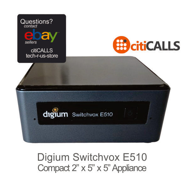 Sangoma 1ASE510000LF Digium Switchvox E510 Asterisk Appliance New - Complete