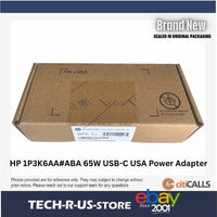 HP 1P3K6AA#ABA AC Adapter  - USB - Maximum Output Power: 65 W - Black