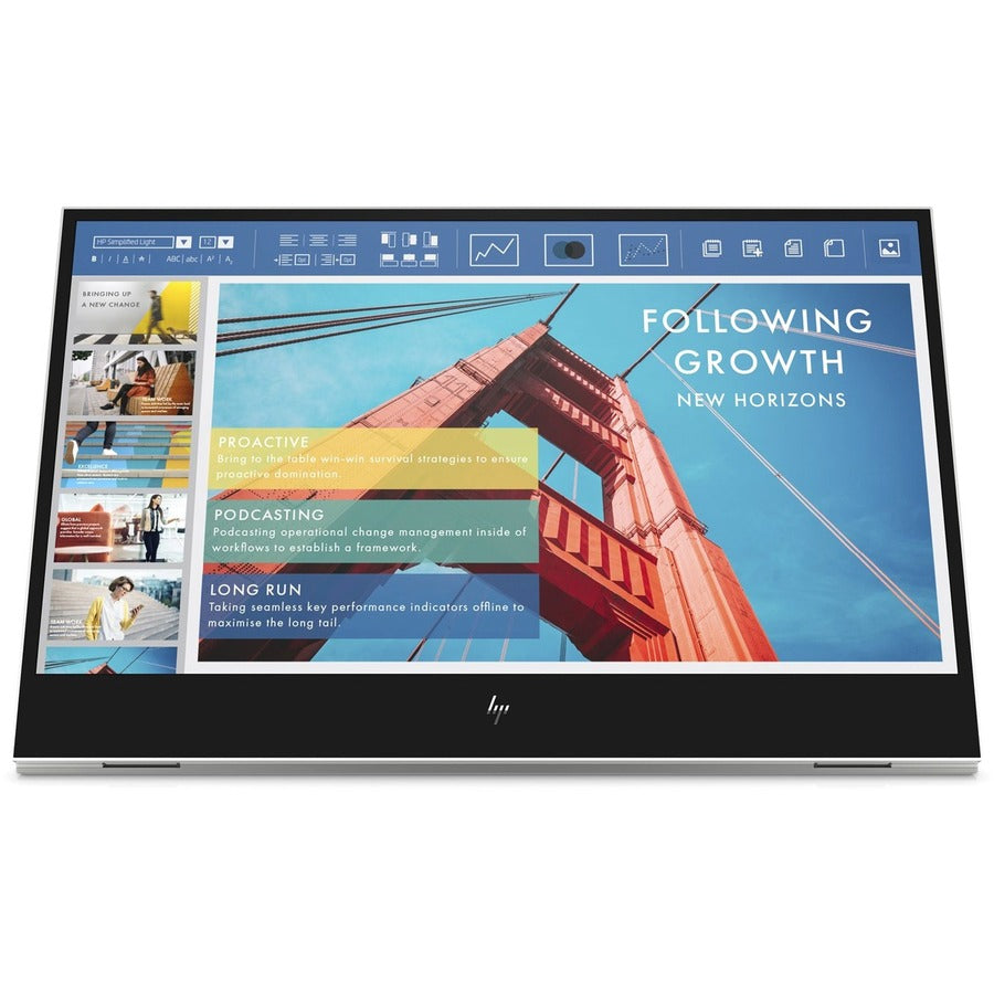 HP 1B065AA#AC3 E14 G4 14" Class Full HD LCD Portable Monitor - 16:9 - Silver