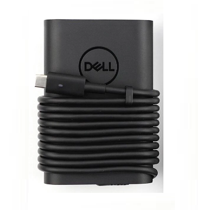 Dell Y91PF 45W USB-C AC Adapter for Dell Laptop - Input: 100-240V AC - Black