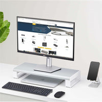 StarTech 1MFSW-MONITOR-RISER Ergonomic Monitor Riser Stand, Up to 33lb/15kg