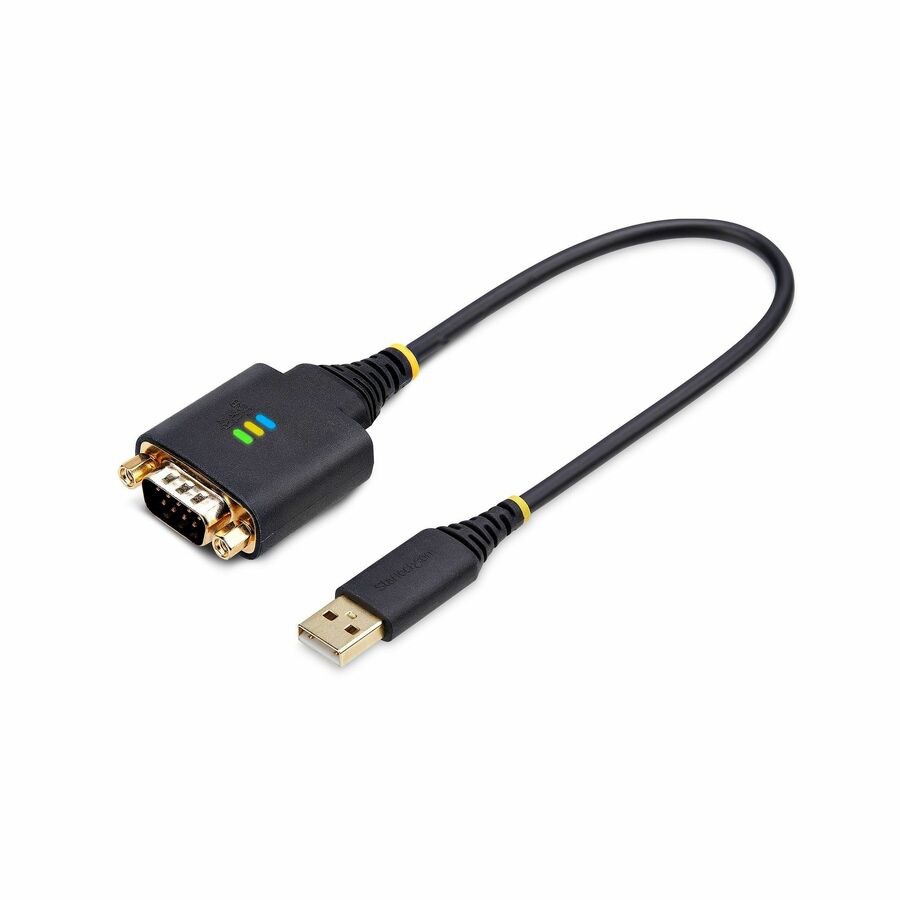 StarTech 1P1FFC-USB-SERIAL 1ft (30cm) USB to Serial Adapter Cable, COM Retention