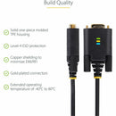 StarTech 1P3FFCBUSBSERIAL 3ft (1m) USB to Serial Adapter Cable, COM Retention