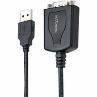 StarTech 1P3FPC-USB-SERIAL 3ft (1m) USB to Serial Cable with COM Port Retention