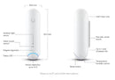 Ubiquiti Networks UP-SENSE Protect Sensor Wall Mountable, Corner Mount for Door
