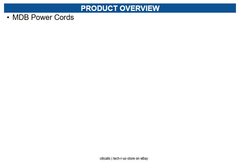 Pax Technology 200311010000033 Standard Power Cord for POS Terminal