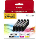 Canon 2091C005 CLI-281 Inkjet Ink Cartridge - Value Pack