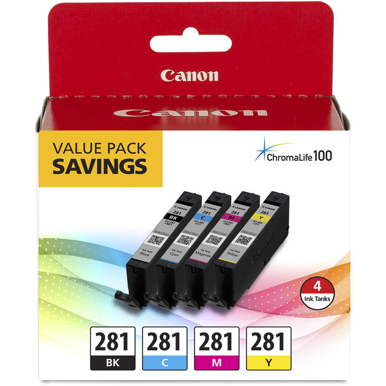 Canon 2091C005 CLI-281 Inkjet Ink Cartridge - Value Pack