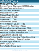 HPI 209749-101 Blackwire C3220 Headset - Microsoft Teams Certification