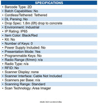 Honeywell 2100ISR-3N Granit Ultra 2100iSR Scanner [Standard Range, Scanner Only]