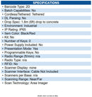 Honeywell 2100IXR-3N Granit Ultra 2100iXR Scanner [FlexRange, Scanner Only]