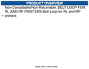 Honeywell 210305-000-SP BELT LOOP FOR RL AND RP PRINTERS