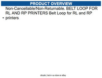 Honeywell 210305-000-SP BELT LOOP FOR RL AND RP PRINTERS