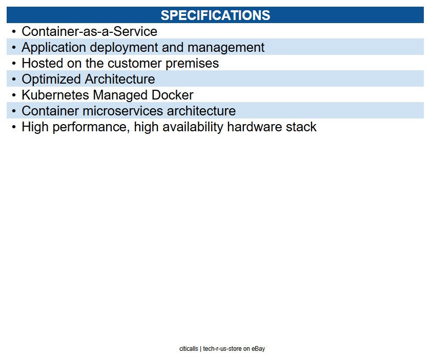 Extreme Networks 2130C Universal Compute Platform network management device