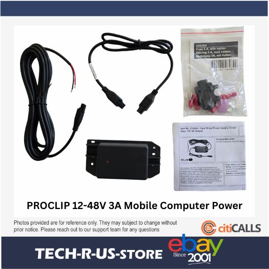 ProClip USA 216355 12-48VDC Hard-Wired Power Supply 12-48V Input 12V 3A Output