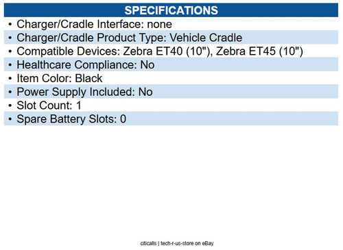 ProClip USA 216458 UUSB-C Charging Cradle. Does Not Include Power Supply