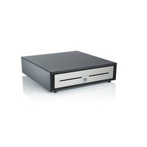 NCR 2186-6400-9090 Compact Cash Drawer with US Till, No Till Lid,Stainless Steel