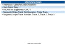 Magtek 22551001 MICRSafe Check Reading Device CMC-7, CMC-7 Font - Triple Track