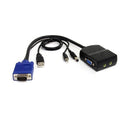 StarTech ST122LEA 2 Port VGA Video Splitter w/ Audio USB Powered up to 2048x1536
