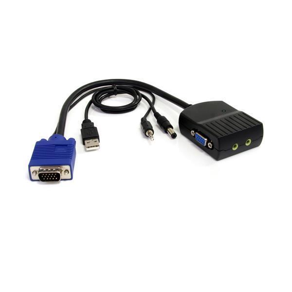StarTech ST122LEA 2 Port VGA Video Splitter w/ Audio USB Powered up to 2048x1536