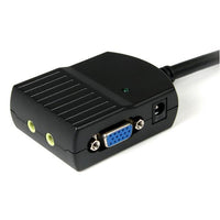 StarTech ST122LEA 2 Port VGA Video Splitter w/ Audio USB Powered up to 2048x1536