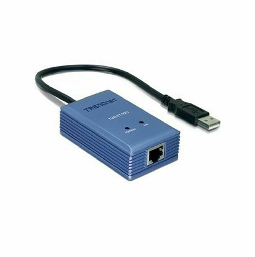 TRENDnet TU2-ET100 Fast Ethernet Adapter - USB 2.0 ENET 10/100MBPS