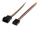 StarTech FAN4EXT12 12in (12") 4 Pin Cooling Fan Power Extension Cable M/F