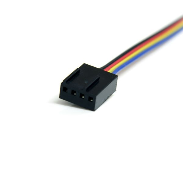StarTech FAN4EXT12 12in (12") 4 Pin Cooling Fan Power Extension Cable M/F