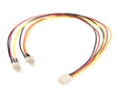 StarTech TX3SPLIT12 12" TX3 Fan Power Splitter Cable 1FT 3PIN TX3 Single Power