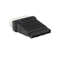 StarTech LP4LSATAADAP LP4 to Latching SATA Power Adapter Cable Black