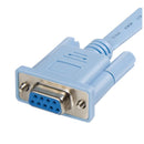 StarTech DB9CONCABL6 6ft RJ45 to DB9 Cisco Console Management Router Cable - M/F