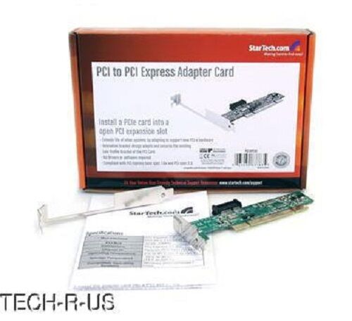 StarTech PCI1PEX1 PCI to PCI Express Adapter Card - 1 x PCI Express -PCI 32-bit