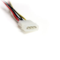 StarTech PYO2S LP4 to 2x SP4 Power Y Splitter Cable M/F Floppy Power Connector