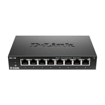 D-Link Switch DES-108 Unmanaged 8-Port 10/100Mbps Desktop Switch Metal Case