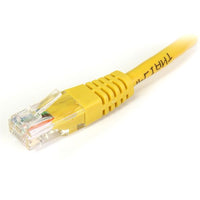 StarTech M45CROSS1YL 1 ft Cat5e Yellow Molded Crossover RJ45 UTP Cat5e Patch