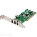 StarTech PCI1394MP 4 port PCI 1394a FireWire Adapter Card -3 External 1 Internal