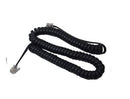 CHN Spiral 12' VoIP IP Phone Curly Cord Gray Polycom SoundPoint VVX Handsets