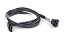 EVT 32" 519509-001 Serial ATA (SATA) Drive Cable w Standard & 90? Connector Gray