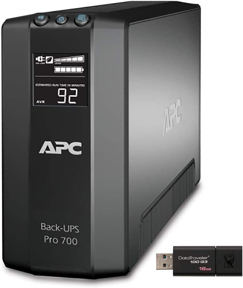 APC BR700G Back-UPS RS 700 VA Tower UPS LCD PRO 450W 3 NEMA 5-15R 110V-120V