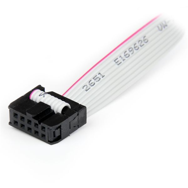 StarTech PLATE9M2P16 2 Port 16in DB9 Serial Port Bracket to 10 Pin Header
