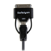 StarTech USB2UBADC1M 0.65m (2 ft) Short Apple Dock Connector or Micro USB to USB