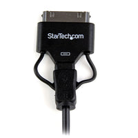 StarTech USB2UBADC1M 0.65m (2 ft) Short Apple Dock Connector or Micro USB to USB