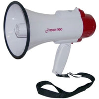 PylePro PMP35R Megaphone - 30 W Amplifier - 6 Hour to 8 Hour - ABS Housing- 30 W