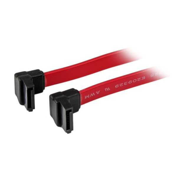 StarTech SATARA12 12in Right Angle SATA Cable - Serial ATA F/F SATA for Hard