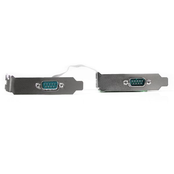 StarTech PEX2S553LP 2 Port Low Profile Native RS232 PCI Express Serial Card with
