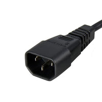StarTech PXT1002 2 ft Standard Computer Power Cord Extension - C14 to C13 250 V