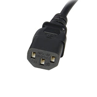 StarTech PXT1002 2 ft Standard Computer Power Cord Extension - C14 to C13 250 V