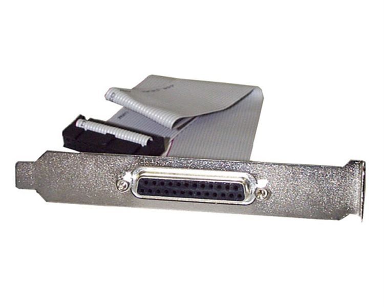 StarTech PLATE25F16 16in DB25 Parallel Female to IDC 25 Pin Header Slot Plate